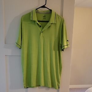 Puma Men's Lime Polo Shirt